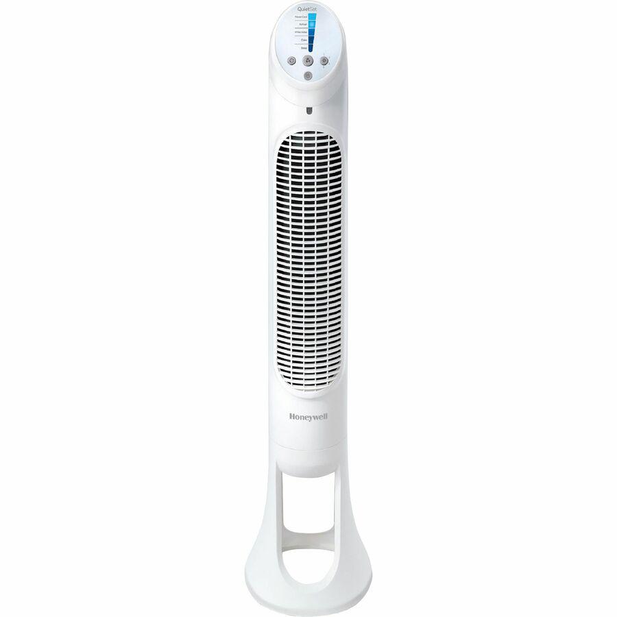 Honeywell QuietSet 5 Tower Fan - 5 Speed - Oscillating, Remote, Timer-off Function, Quiet, Sturdy, Electronic Control Panel, Touch Operation - 40" Height x 8.3" Width x 10.8" Depth - Plastic - White. Picture 9