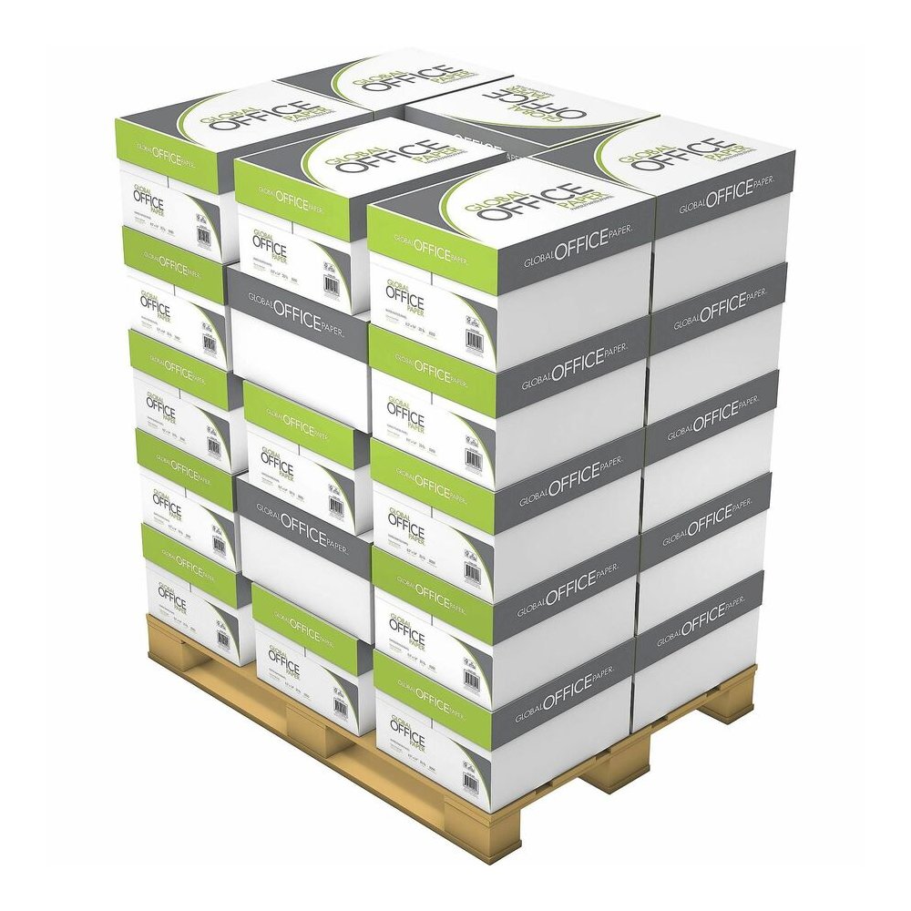Global Office Premium Multipurpose Paper - 96 Brightness - 8 1/2" x 14" - White - 500 Sheets per Ream - 30 / Pallet. Picture 3