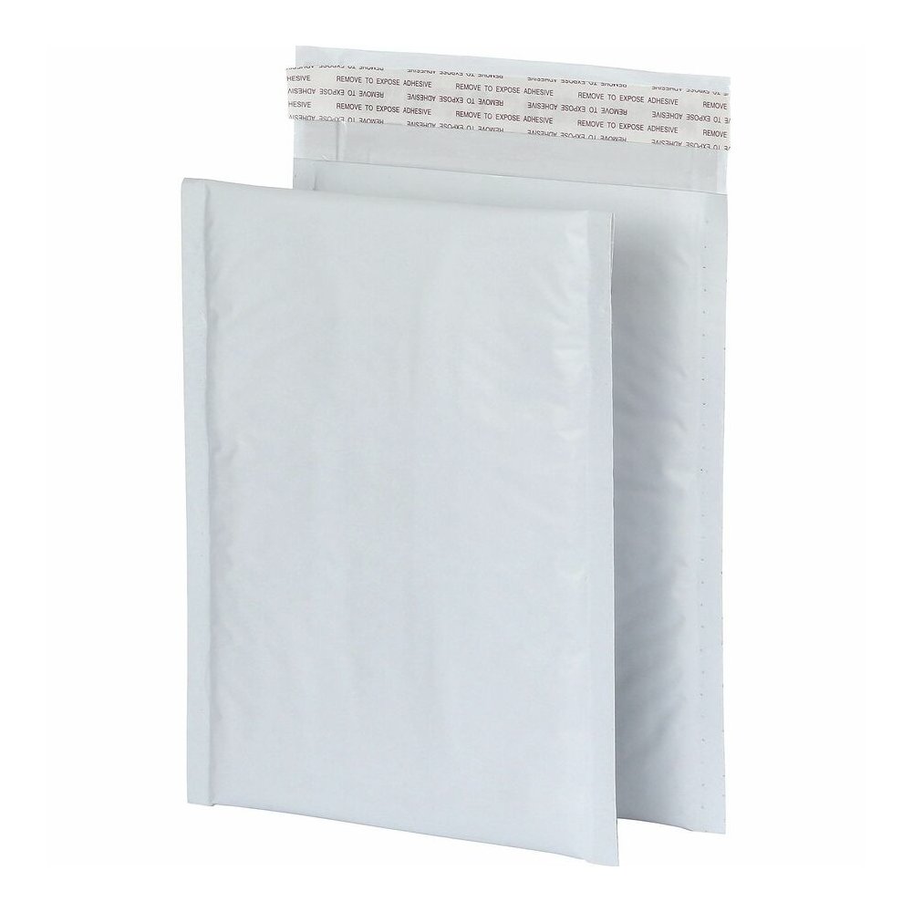 Quality Park Bubble Mailers - Bubble - 6" Width x 9" Length - Strip - White - Poly - 25 / Box. Picture 3