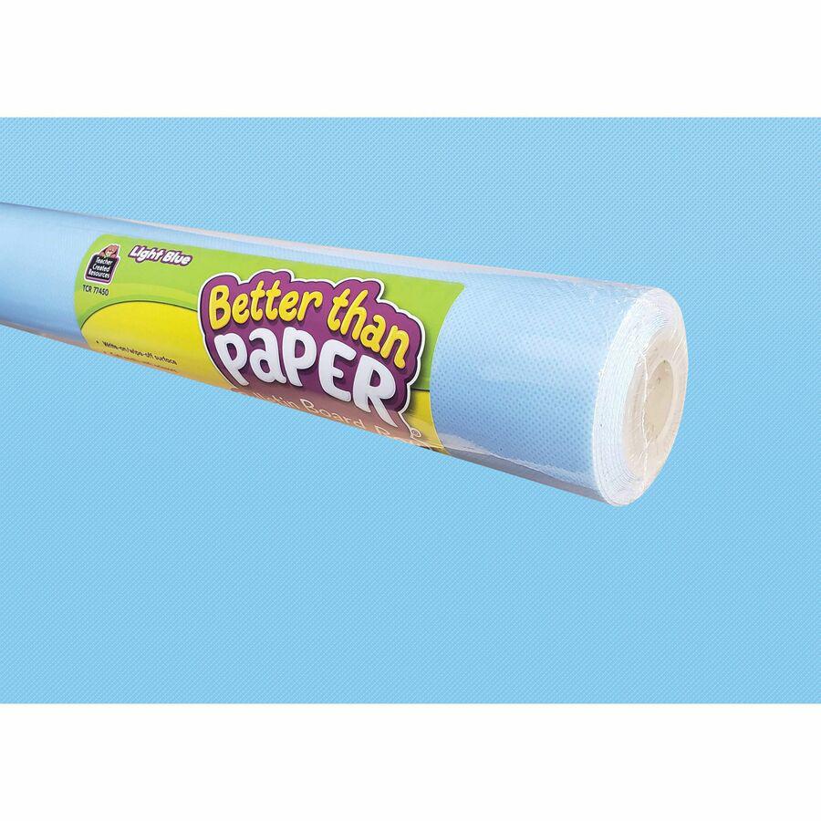 Teacher Created Resources Better Than Paper Board Roll - Bulletin Board, Classroom - 48" Width x 12 ft Length - Light Blue - 1 Roll. Picture 2