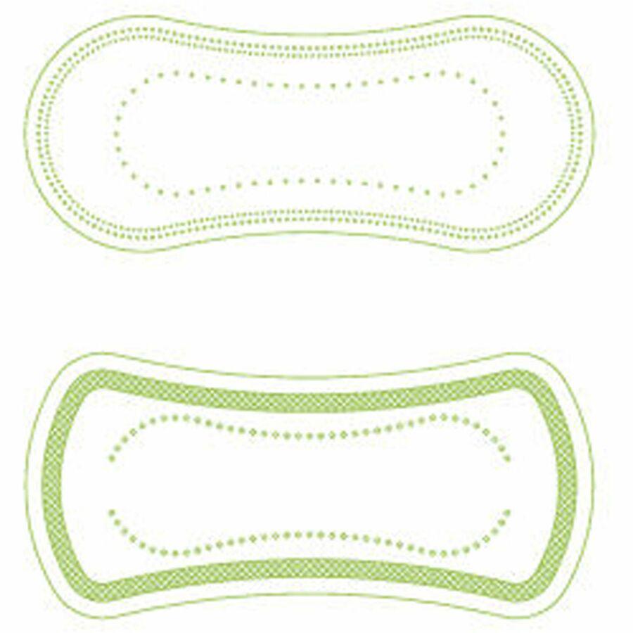 Tampon Tribe Organic Panty Liners - 500 / Carton - Hypoallergenic, Anti-leak, Chlorine-free, Individually Wrapped, Comfortable. Picture 4