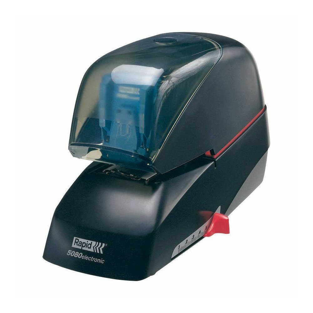 Rapid Stapler Electric 5080E - Staples Upto 90 Sheet - Staple Size: 2" - Black - 1 Each. Picture 8