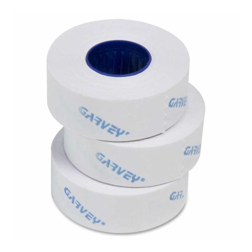 COSCO Contact Labelers 1-line White Labels - 7/16" Width x 13/16" Length - Removable Adhesive - White - 1 Each. Picture 3