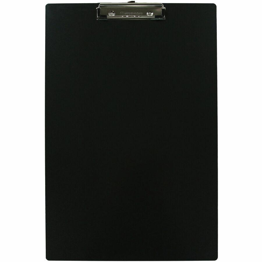 Saunders Aluminum Tabloid Clipboard - Storage for Paper - 11" x 17" Sheet Size - Aluminum - Black - 1 Each. Picture 3
