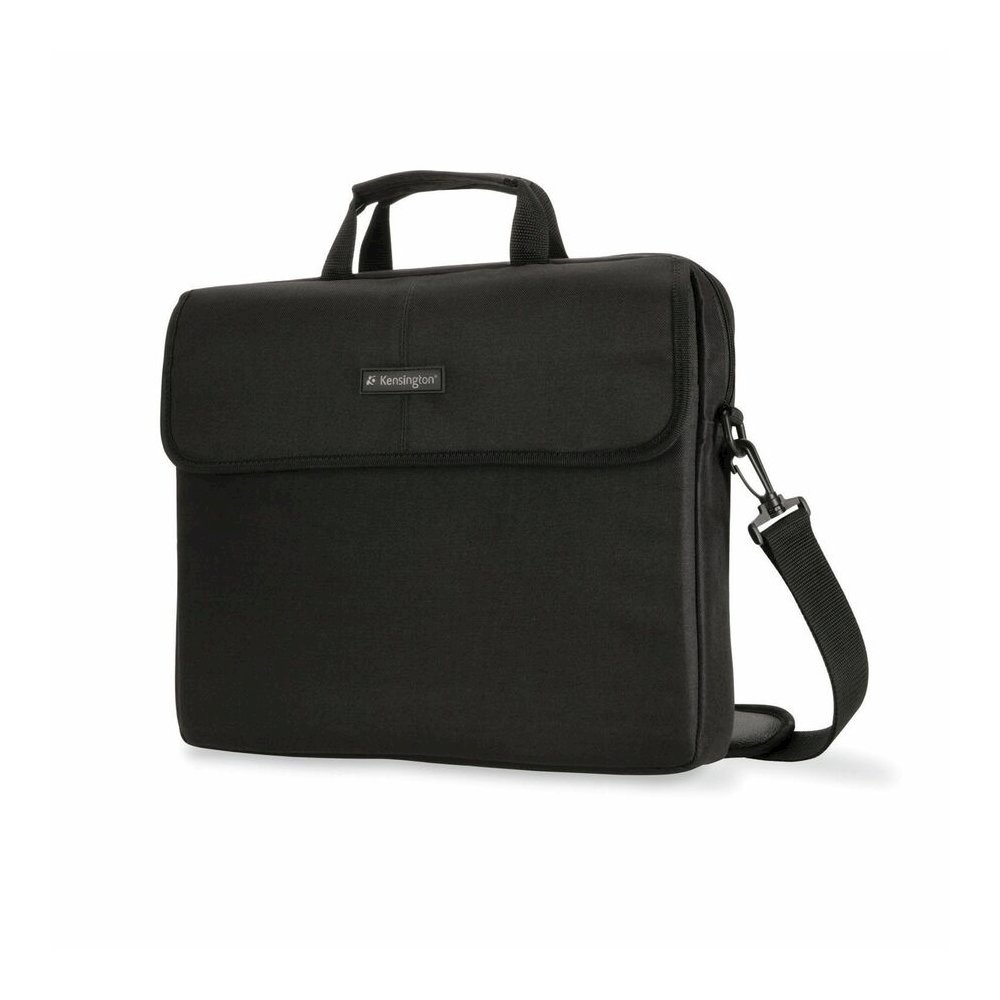 Kensington SP10 Carrying Case (Sleeve) for 15.4" Notebook - Black - Scratch Resistant, Damage Resistant - Polyester Body - Polyester Exterior Material - Shoulder Strap, Handle - 2.5" Height x 12.8" Wi. Picture 2