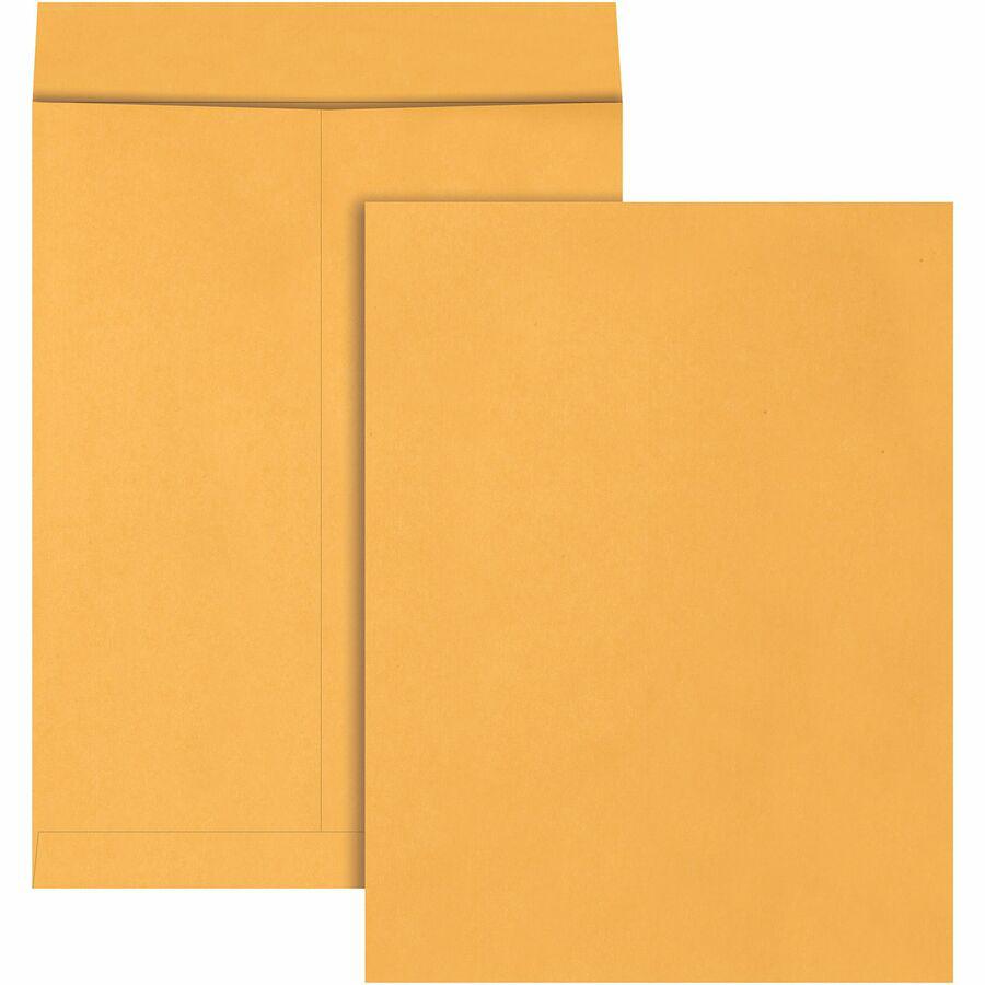 Quality Park 17 x 22 Jumbo Catalog Envelopes - Ungummed - Catalog - 17" Width x 22" Length - 28 lb - Kraft - 25 / Box - Kraft. Picture 6