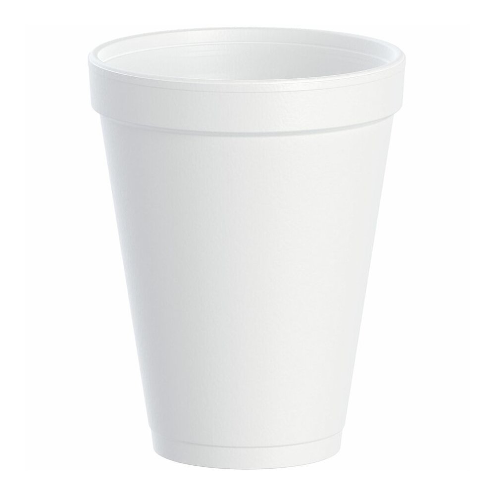 Dart J Cup 12 oz Insulated Foam Cups - 12 fl oz - White - Foam - Coffee, Soft Drink, Hot Cider, Hot Chocolate, Juice, Cappuccino, Tea, Cold Drink - 25/Bag - 40 / Carton. Picture 7