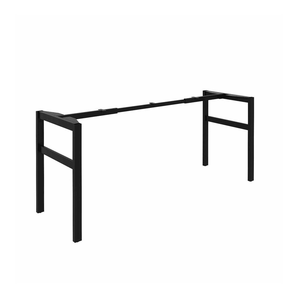 Lorell Table Base - Powder Coated H-shaped, Black Base - 28.50" Height x 71.60" Width x 23.20" Depth - Metal Base Material - 1 Each. Picture 10