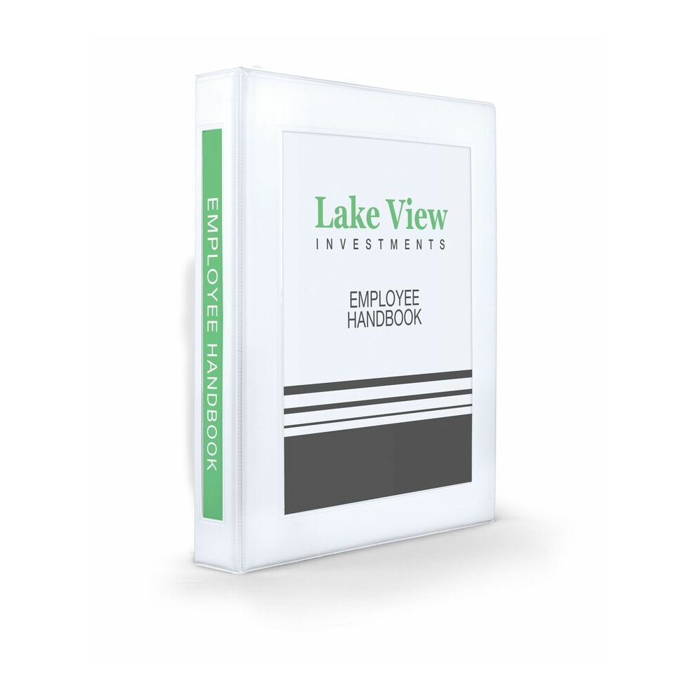 Avery Heavy-Duty Framed View 3-Ring Binder, 1" EZD Rings, White - Avery&reg; Heavy-Duty Framed View 3-Ring Binder, 1" One Touch EZD(R) Rings, 1 White Binder (68056). Picture 2