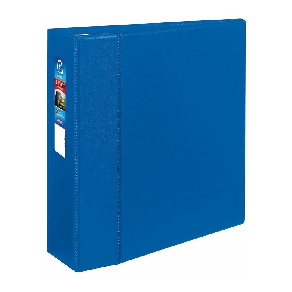 Avery&reg; Heavy-Duty Binders with One Touch EZD Rings - 4" Binder Capacity - Letter - 8 1/2" x 11" Sheet Size - 780 Sheet Capacity - 4" Ring - Fastener: Ring - Pocket: 4, Internal - Polypropylene - B. Picture 2