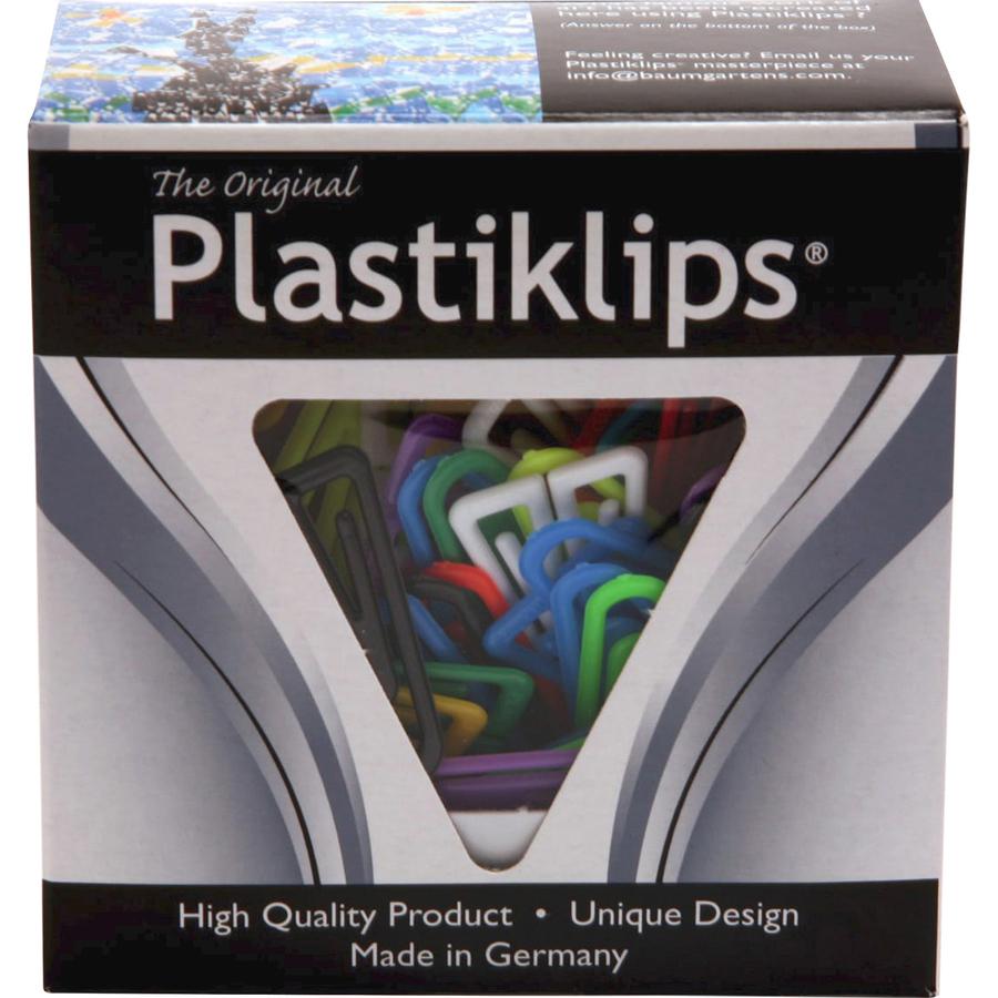 Baumgartens Assorted Colors Plastiklips - Large - 200 / Box - Assorted - Plastic. Picture 5