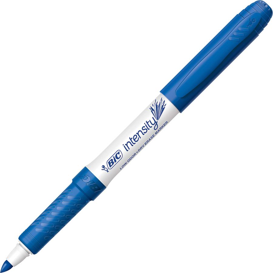 BIC Intensity Fine Point Whiteboard Marker - Fine Marker Point - Blue - 1 Dozen. Picture 6