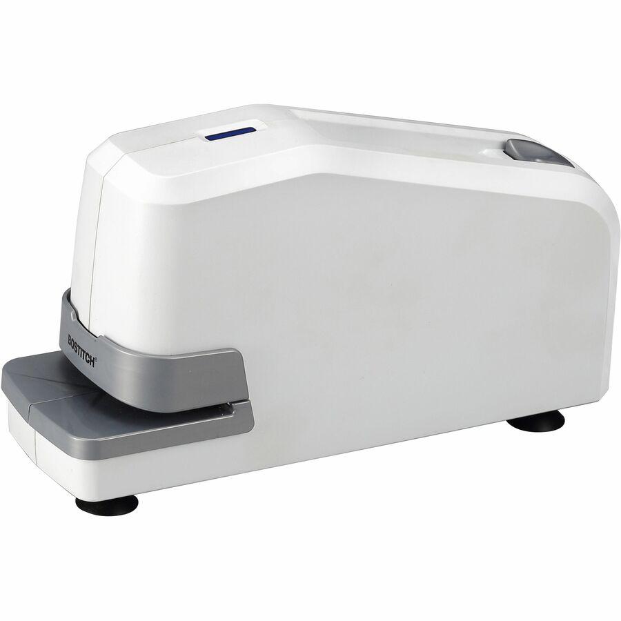 Bostitch Impulse 25 Electric Stapler - 25 Sheets Capacity - 210 Staple Capacity - Full Strip - 1/4" Staple Size - 1 Each - White. Picture 9