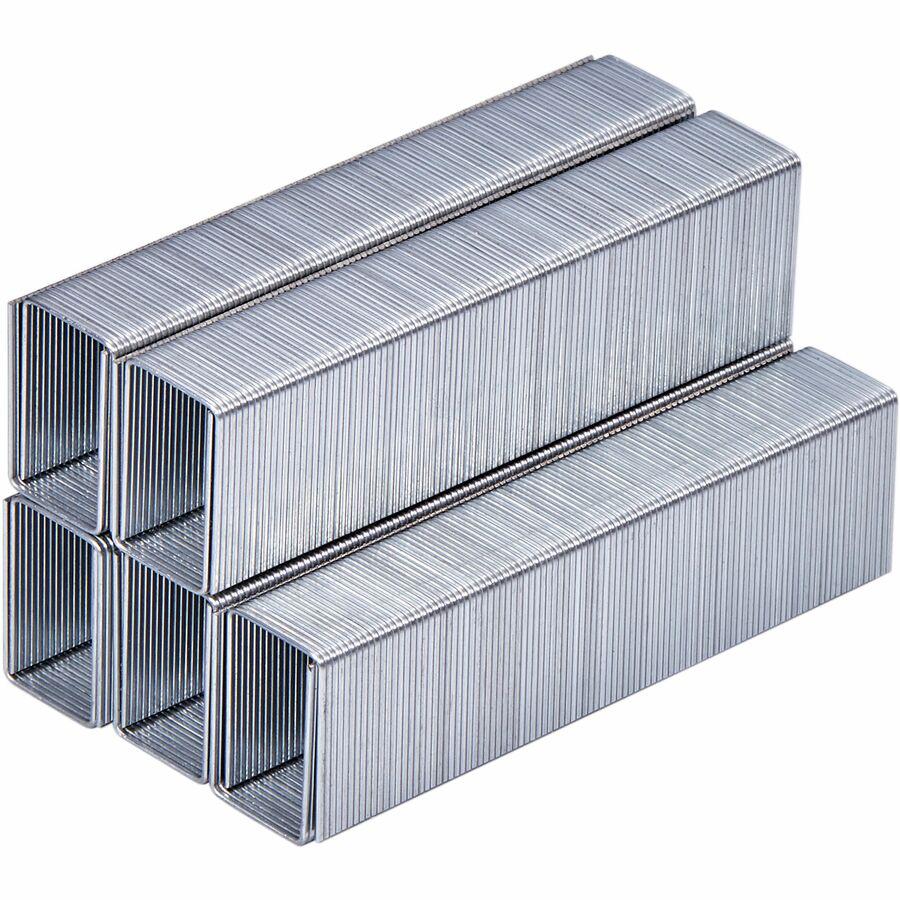 Bostitch 13/16" Heavy Duty Premium Staples - Heavy Duty - 13/16" Leg - 1/2" Crown - Holds 165 Sheet(s) - Chisel Point - Silver - High Carbon Steel - 0.8" Height x 0.5" Width0.9" Length - 1000 / Box. Picture 4