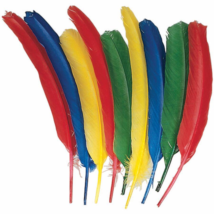 Creativity Street Quill Feathers - Multipurpose - 24 Piece(s) - 24 / Pack - Multicolor. Picture 3