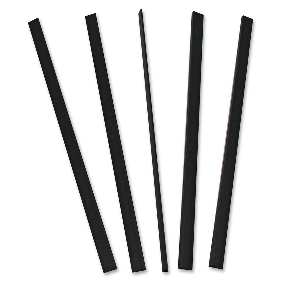 C-Line Binding Bars Only - Black, 11 x 1/8, 100/BX, 34551. Picture 3