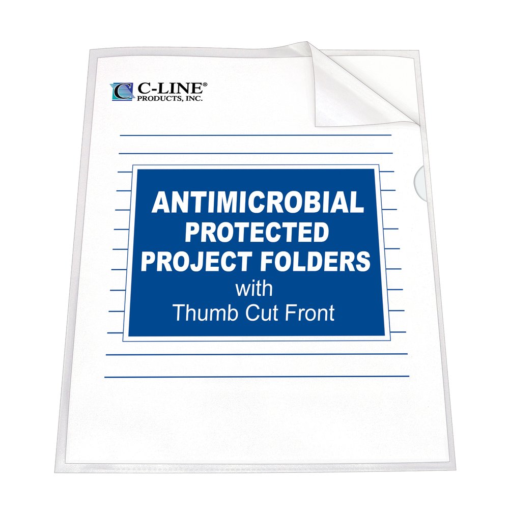 C-Line Letter Project File - 8 1/2" x 11" - Polypropylene - Clear - Heavyweight - 25 / Box. Picture 2