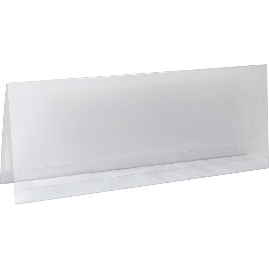 C-Line Heavyweight Rigid Plastic Name Tent Holder - Large Size, 4-1/4 x 11, 25/BX, 87507. Picture 6