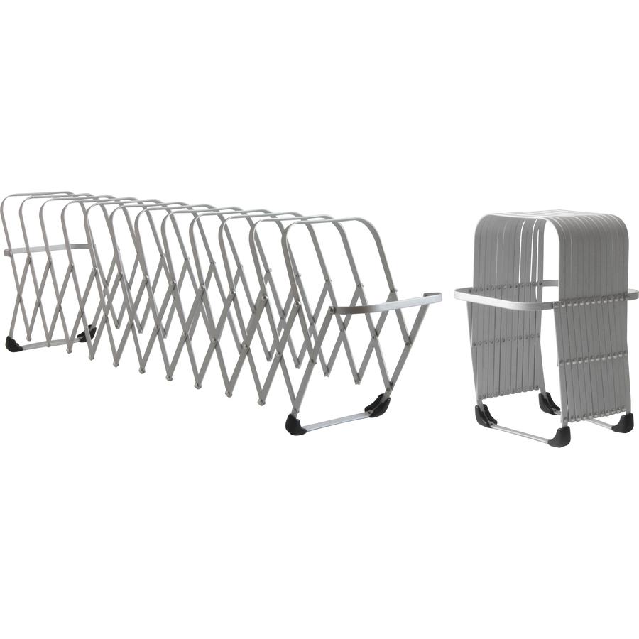 LEE Flexible Expandable Collator/Sorter/File - 12 - 7" Width x 11" Depth%Desktop - Silver - Aluminum - 1 Each. Picture 9