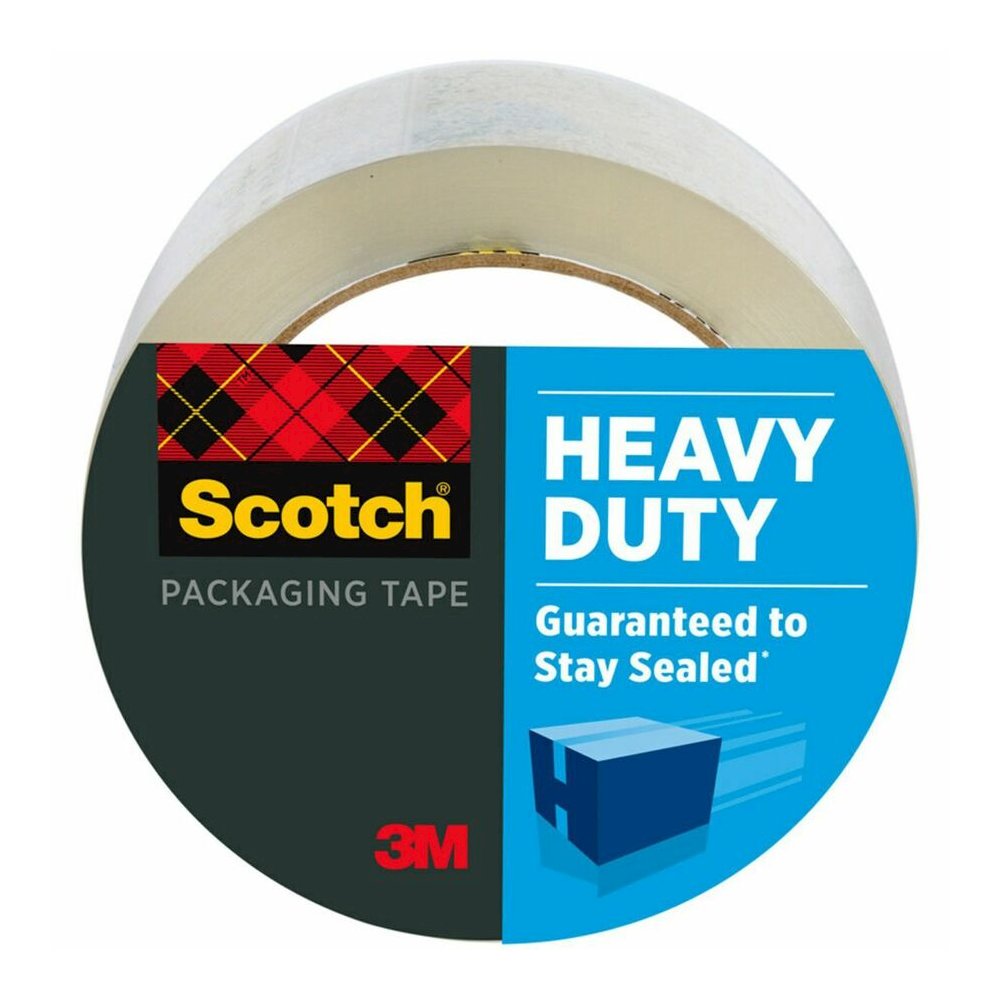 Scotch Heavy-Duty Shipping/Packaging Tape - 54.60 yd Length x 1.88" Width x 3.1 mil Thickness - 3" Core - Clear - Synthetic Rubber Resin - 3.10 mil - Rubber Resin Backing - Pistol Grip Dispenser - Spl. Picture 2