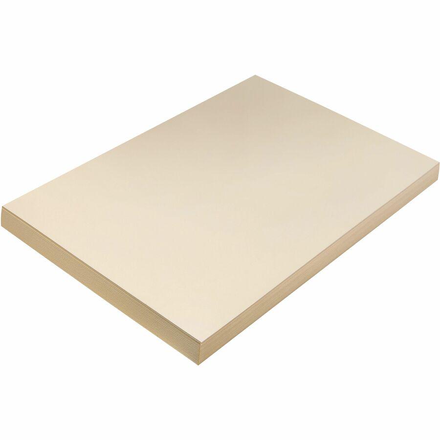 Pacon Tagboard - Craft, Art - 12"Width x 18"Length - 100 / Pack - Manila. Picture 3