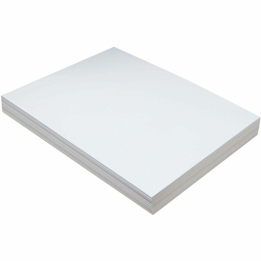 Pacon Tagboard - Craft, Art - 1.10"Height x 9"Width x 12"Length - 100 / Pack - White. Picture 6