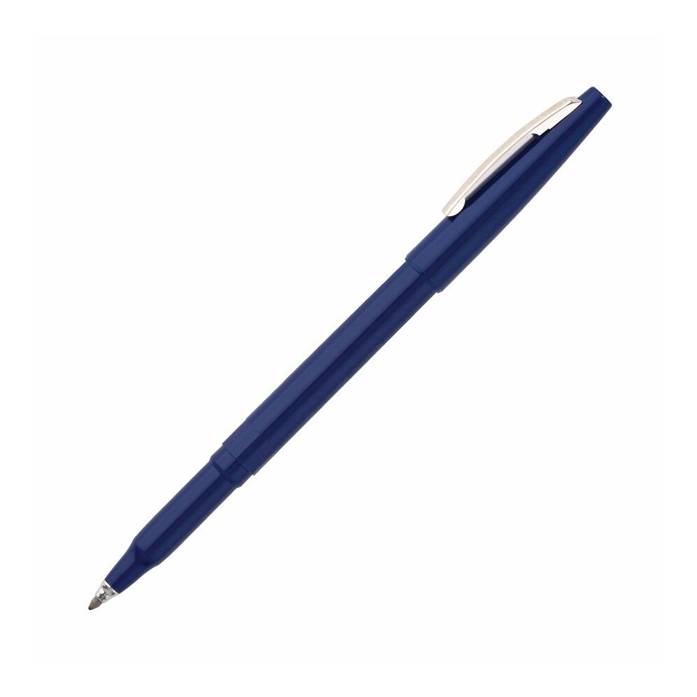 Pentel Rolling Writer Pens - Blue Ink - Blue Plastic Barrel - 1 Dozen. Picture 4