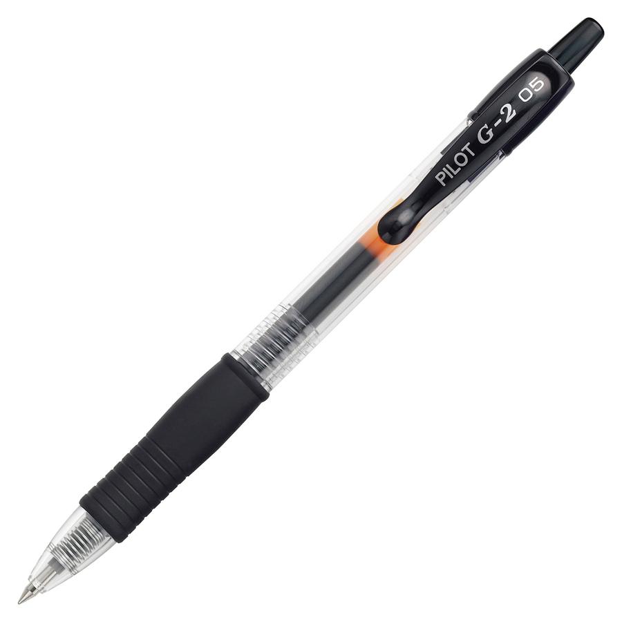 G2 Premium Gel Ink Retractable Pen - Refillable - Retractable - Black Ink - Gel-based - Translucent Barrel - 1 Dozen. Picture 3