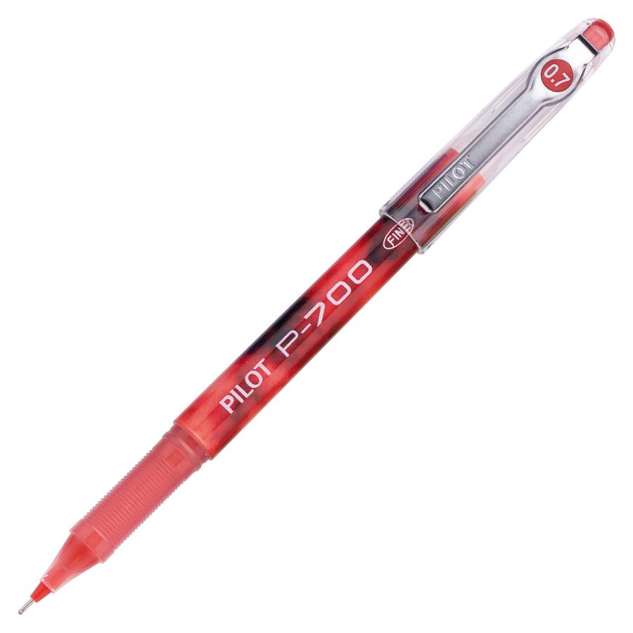 Pilot Precise P-700 Precision Point Fine Capped Gel Rolling Ball Pens - Red Ink - Gel-based - Red Barrel - 1 Dozen. Picture 2