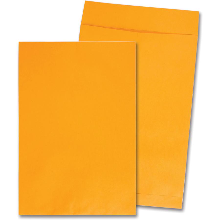 Quality Park 12-1/2 x 18-1/2 Jumbo Kraft Envelopes - Ungummed - Catalog - 12 1/2" Width x 18 1/2" Length - 28 lb - Kraft - 25 / Pack - Kraft. Picture 6