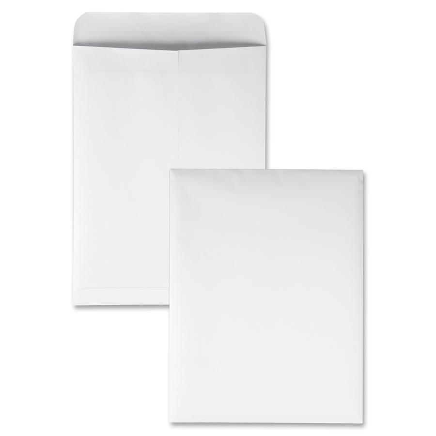 Quality Park 9 x 12 Catalog Mailing Envelopes with Redi-Seal&reg; Self-Seal Closure - Catalog - #10 1/2 - 9" Width x 12" Length - 28 lb - Self-sealing - White - 100 / Box. Picture 4