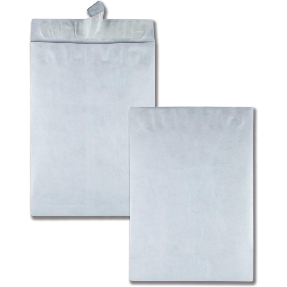 Survivor&reg; 13 x 19 DuPont Tyvek Catalog Mailers with Self-Seal Closure - Catalog - 13" Width x 19" Length - 18 lb - Peel & Seal - White - Tyvek - 25 / Box. Picture 6