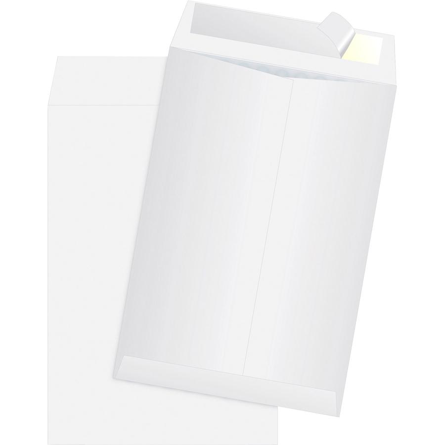 Quality Park Survivor Plus Tyvek Bubble Mailers - Bubble - 6 1/2" Width x 9 1/2" Length - Self-sealing - Tyvek - 25 / Box - White. Picture 2