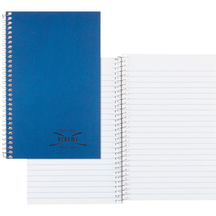 Rediform Xtreme Cover 150-Sheet 3-Subject Notebook - 150 Sheets - Coilock - 16 lb Basis Weight - 6" x 9 1/2" Sheet Size - White Paper - Blue Cover - Divider - 1 Each. Picture 3