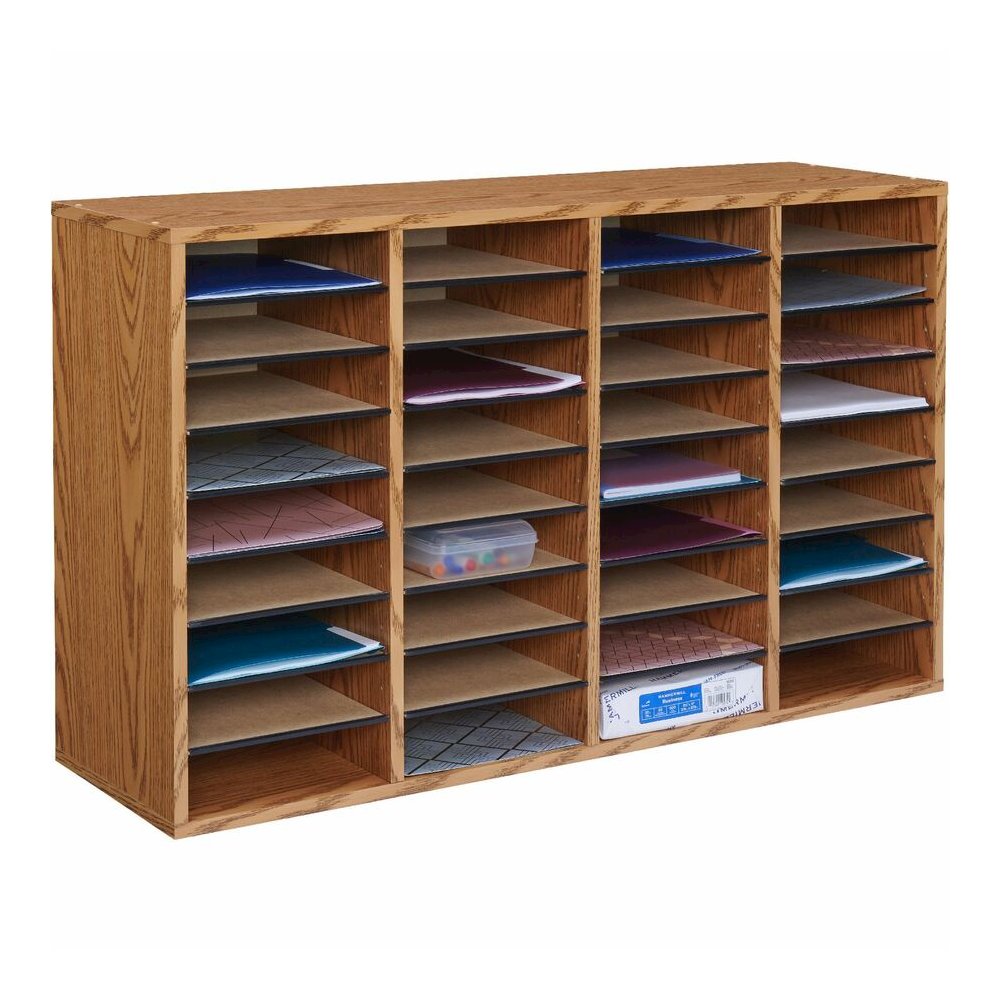Safco Adjustable Shelves Literature Organizers - 36 Compartment(s) - 36 Shelf(ves) - Compartment Size : 2.50" x 9" x 11.50" - 24" Height x 39.30" Width x 11.75" Depth - Adjustable Compartment, Adjusta. Picture 2