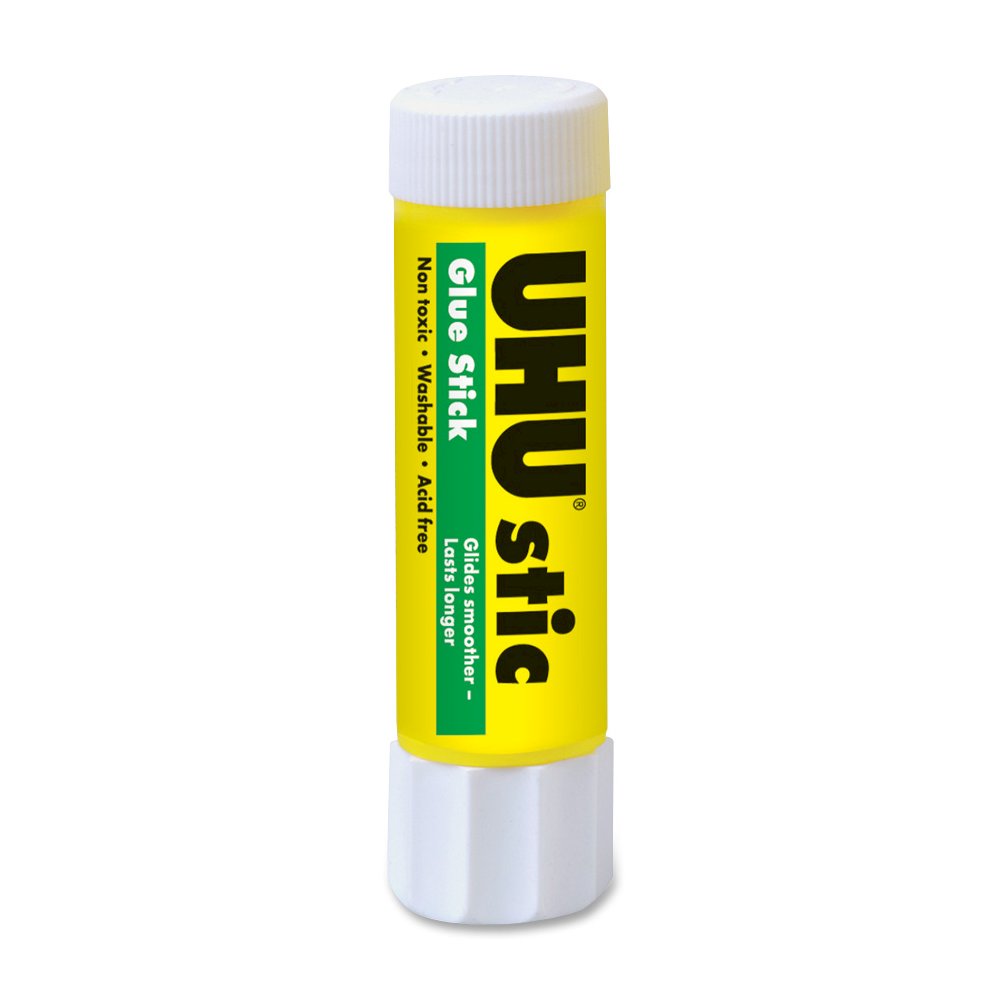 UHU Glue Stic, Clear, 40g - 1.41 oz - Clear - 12 / Box. Picture 3