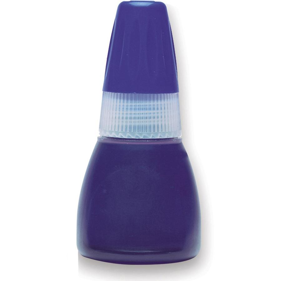 Xstamper 10 ml Bottle Refill Inks - 1 Each - Blue Ink - 0.34 fl oz - Blue. Picture 2