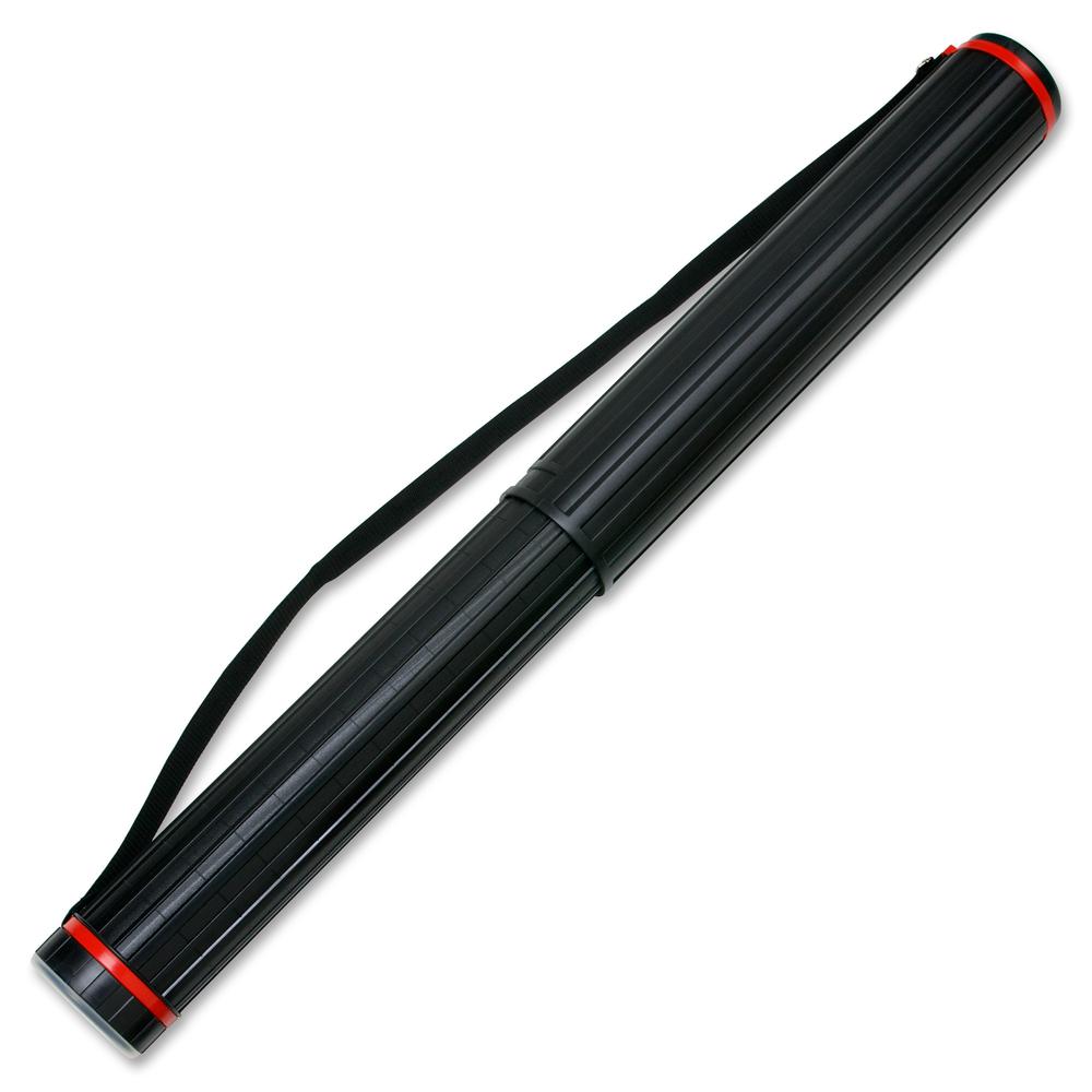 Chartpak 948 72/124 Carrying Case Document - Black - Plastic Body x 3.5" Diameter - 1 Each. Picture 3