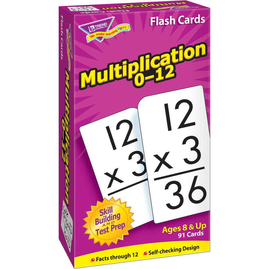 Trend Math Flash Cards - Educational - 1 / Box. Picture 8