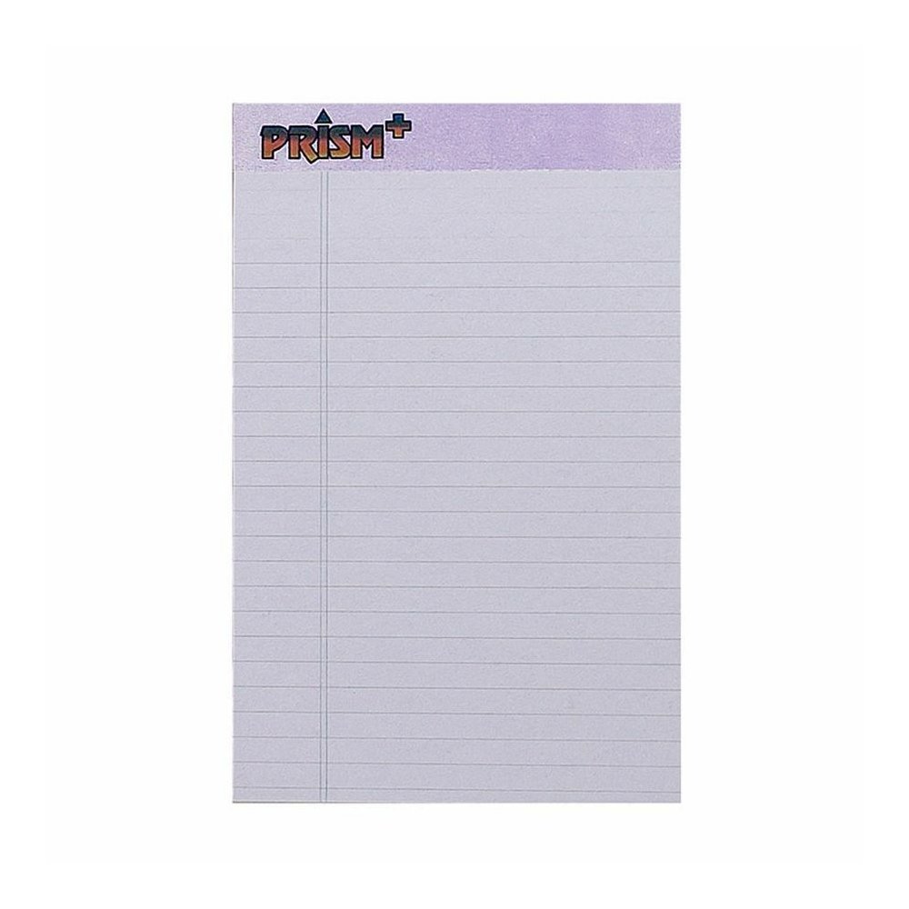 TOPS Prism Plus Legal Pads - Jr.Legal - 50 Sheets - 0.28" Ruled - Jr.Legal - 5" x 8" Sheet Size - Orchid Paper - Chipboard Cover - Hard Cover - 12 / Pack. Picture 2