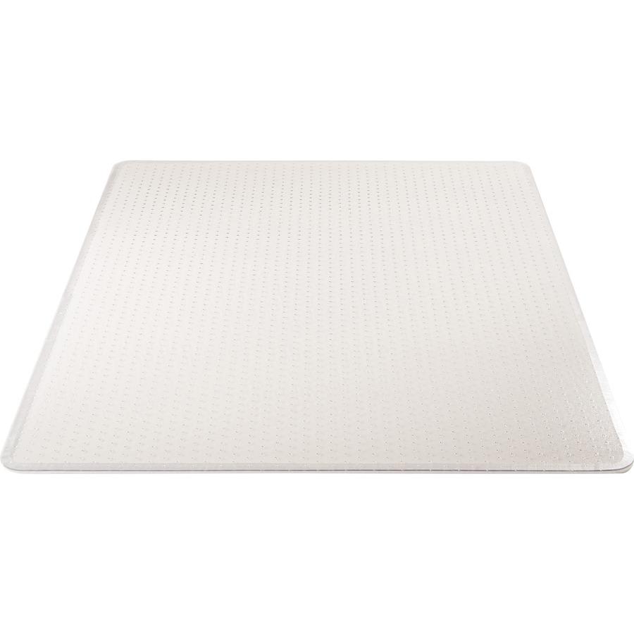 Deflecto ExecuMat for Carpet - Carpeted Floor - 60" Length x 46" Width x 0.333" Thickness - Vinyl - Clear - 1Each. Picture 10