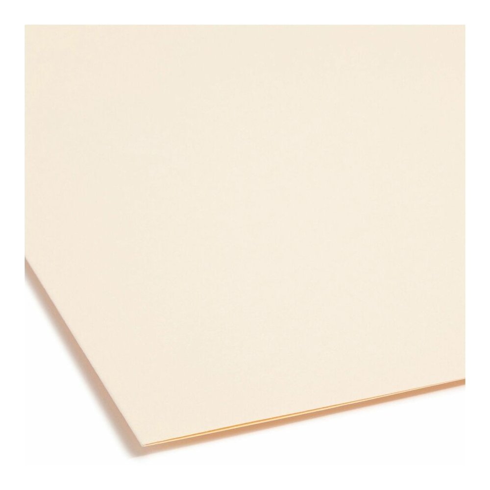 Smead 1/3 Tab Cut Legal Recycled Fastener Folder - 8 1/2" x 14" - 3/4" Expansion - 2 x 2K Fastener - 2" for Folder - Top Tab Location - Assorted Tab Position - 11 pt. - 2 Plys - Manila - Reinforced Ta. Picture 8