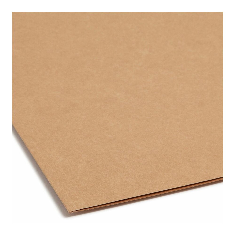 Smead 1/3 Tab Cut Legal Recycled Fastener Folder - 8 1/2" x 14" - 3/4" Expansion - 2 x 2K Fastener - 2" for Folder - Top Tab Location - Assorted Tab Position - 11 pt. - 2 Plys - Kraft - Reinforced Tab. Picture 6