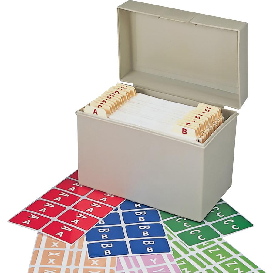 Smead AlphaZ ACCS Color-Coded Labels - "Alphabet" - 1" Width x 1 5/8" Length - Assorted - 2200 / Box. Picture 4