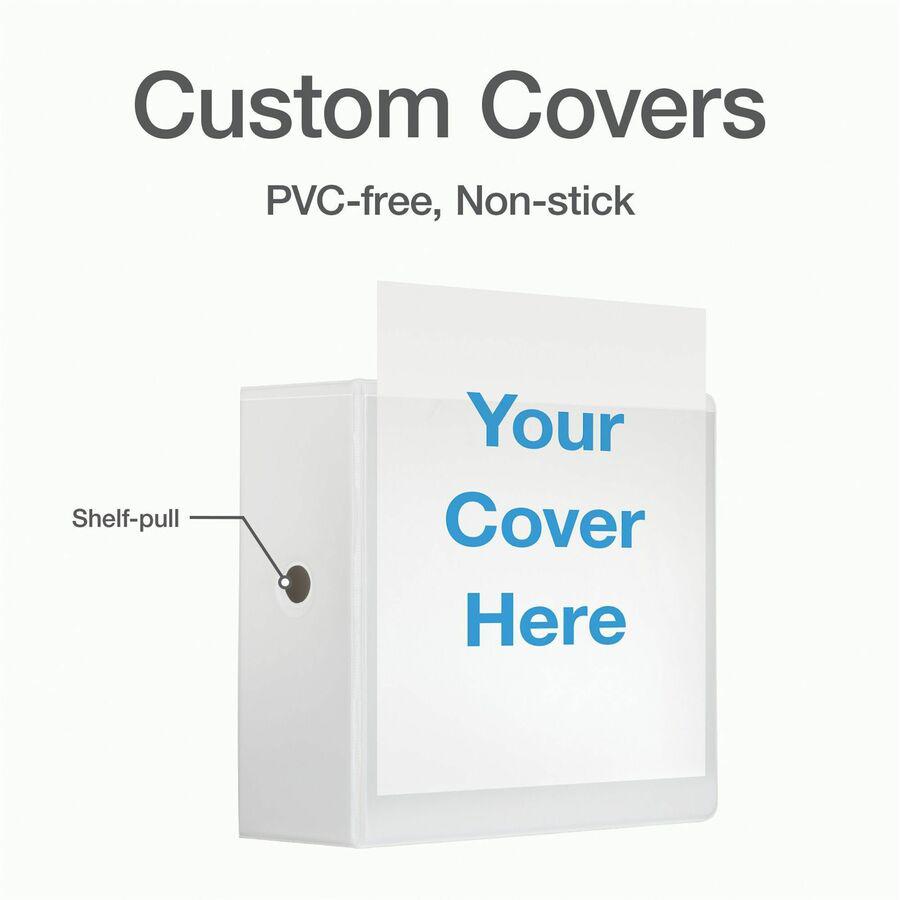 Cardinal Xtralife ClearVue Locking Slant-D Binders - 5" Binder Capacity - Letter - 8 1/2" x 11" Sheet Size - 1100 Sheet Capacity - 4 3/8" Spine Width - 3 x D-Ring Fastener(s) - 2 Inside Front & Back P. Picture 8