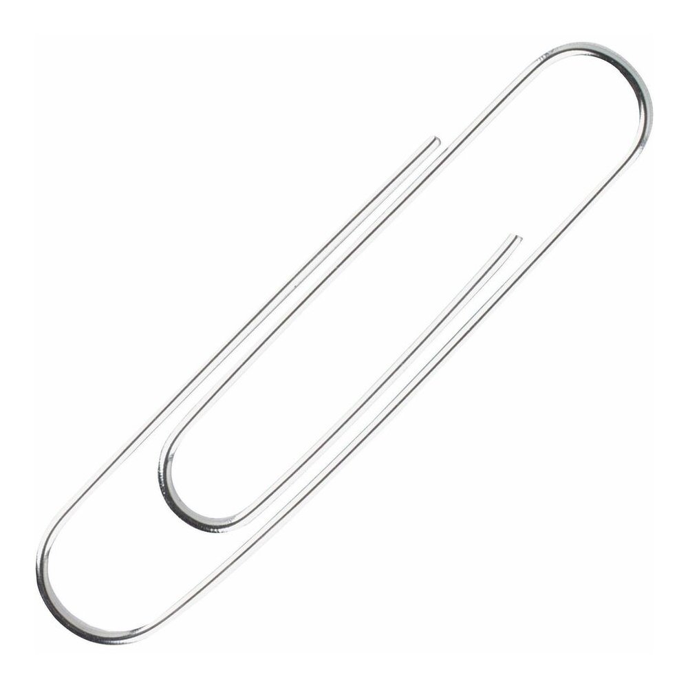 ACCO Premium Jumbo Smooth Paper Clips - Jumbo - 2.3" Width - 1.88" Size Capacity - 20 Sheet Capacity - Corrosion Resistant, Galvanized, Long Lasting - Silver - Metal - 100/Box - 10 / Pack. Picture 5