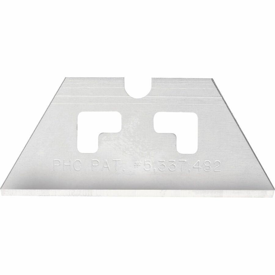 PHC Pacific S4/S3 Safety Cutter Replacement Blades - Straight Style - Steel - Silver - 100 / Box. Picture 3
