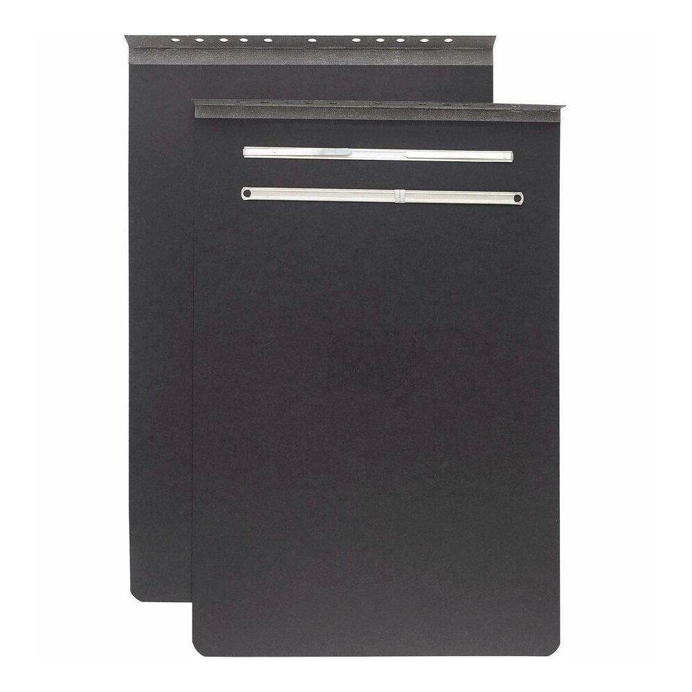 ACCO Ledger Yes Report Cover - 3" Folder Capacity - 11" x 17" - 20 pt. - Black - Eco-friendly, Hinged, Tyvek Gusset, Sturdy - 50% Recycled - 1 Each. Picture 7