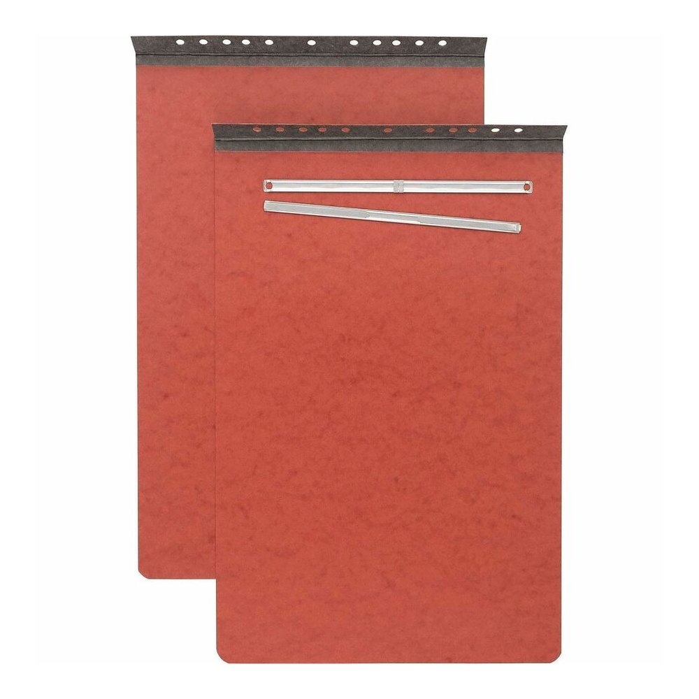 ACCO Ledger Recycled Report Cover - 3" Folder Capacity - 11" x 17" - 20 pt. - Red - 60% Recycled - 1 Each. Picture 6