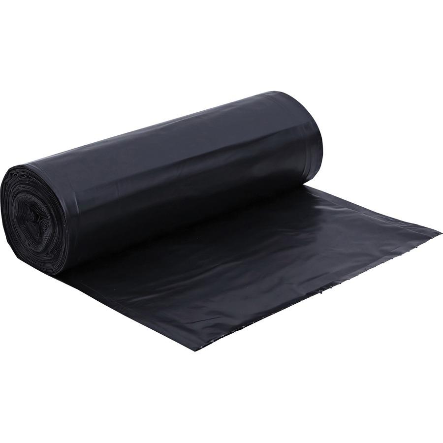Genuine Joe Heavy-Duty Trash Can Liners - 60 gal Capacity - 56" Length x 39" Width x 1.50 mil (38 Micron) Thickness - Low Density - Black - Plastic Resin - Debris, Can, Waste - 50/Box - 1 Carton. Picture 10